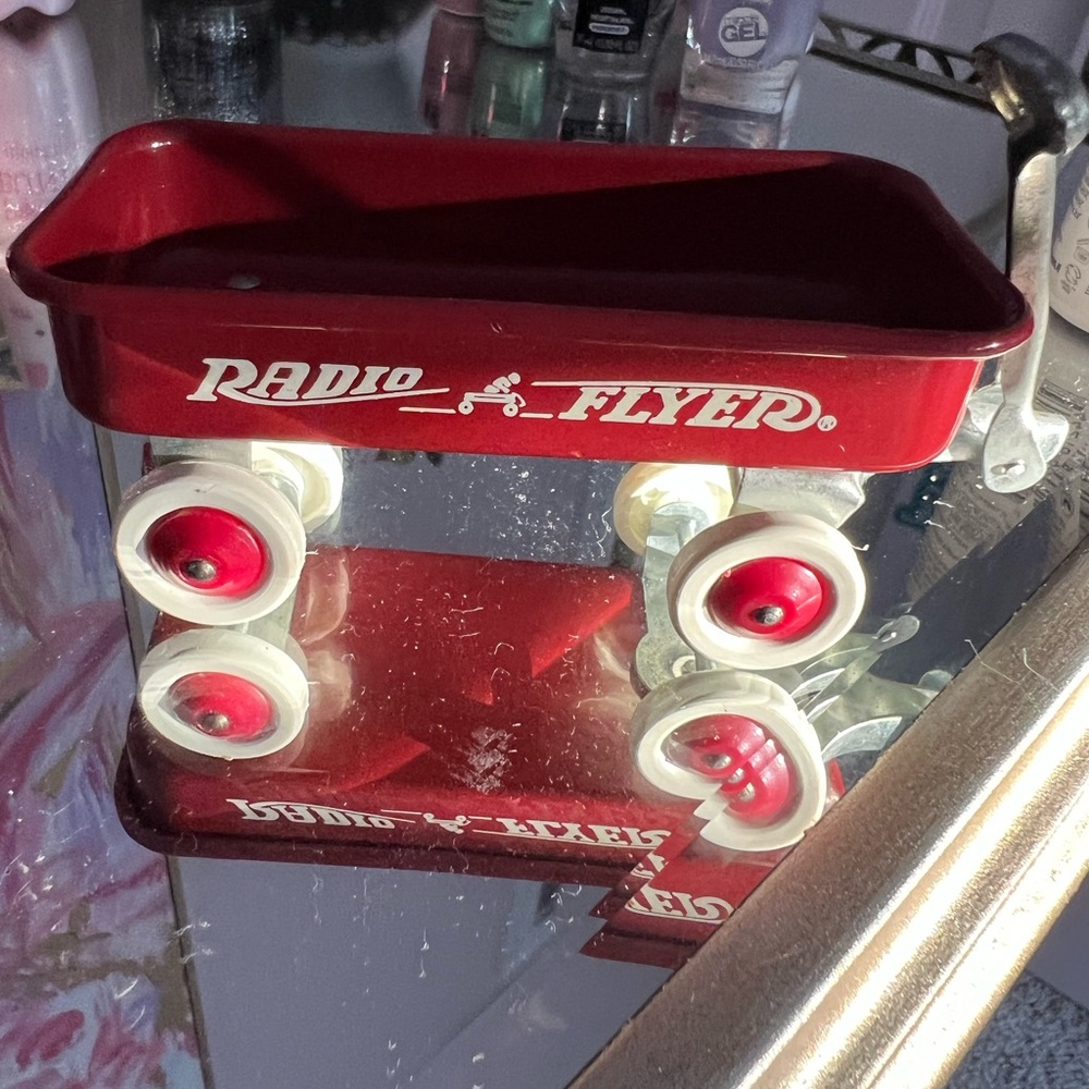 Mini Radio Flyer red wagon